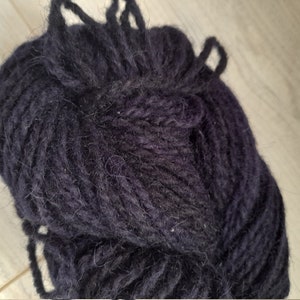 Velvet Underground. 103 grams of purple hand dyed aran weight yarn. Dyed using natural dyes image 3