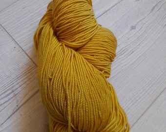 Yellow Brick Road. 100g fingering weight naturally dyed sock yarn