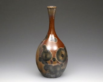 Crystalline "Tiger Eye" Vase #8576