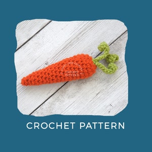 CROCHET PATTERN - Crochet Carrot Amigurumi Pattern, Easter Photo Prop Pattern