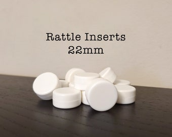 Small rattle discs, rattle inserts, noise maker