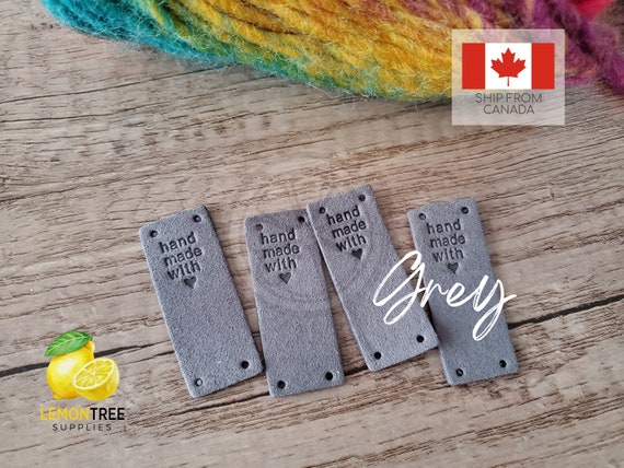 かぎ針編みや編み物用の手作りタグ、愛情を込めて作った手作りアイテム