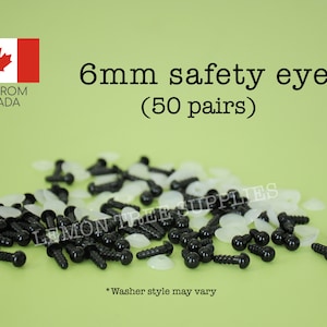 360 Pcs Lage Plastic Safety Eyes And Noses 12-30mm Assoted