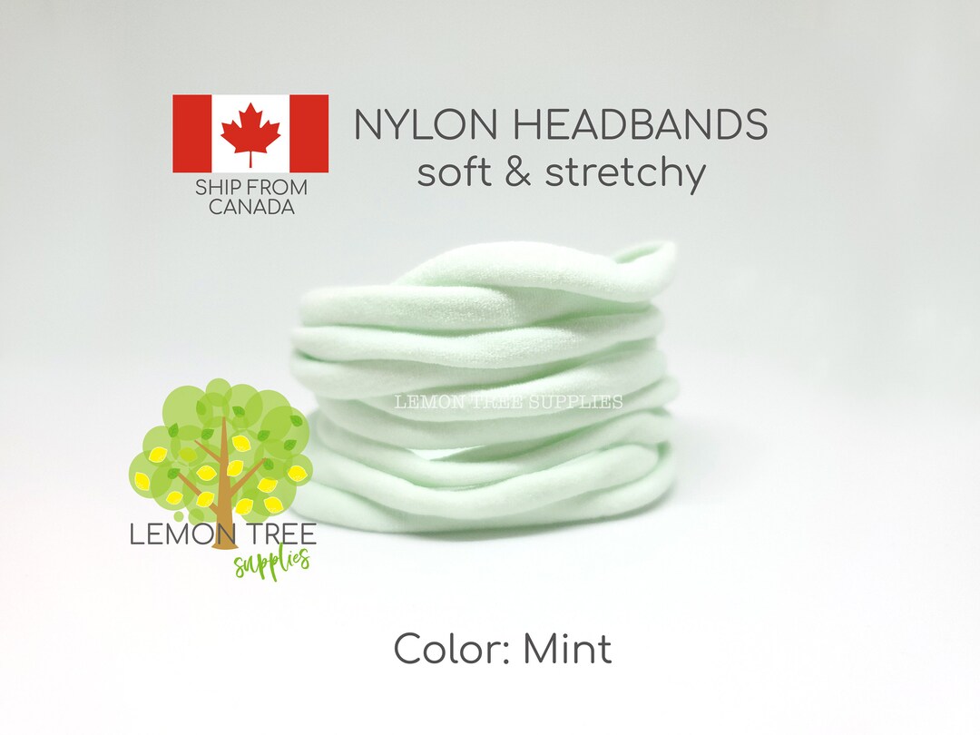 Mint Nylon Headbands Wholesale Nylon Headbands Bulk Nylon Etsy Canada