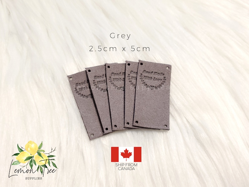 Knitting Clothing Tags Suede Handmade Labels Handmade with Love Tags for Sewing Crochet Knitting Sewing