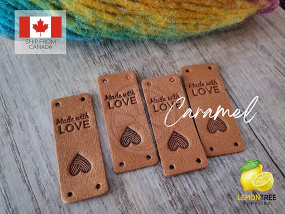 Made With Love Tags 4 Pcs Sewing Labels Tags for Handmade Items Tags for  Crochet and Sewing Hats Knitting Labels Amigurumi -  Israel