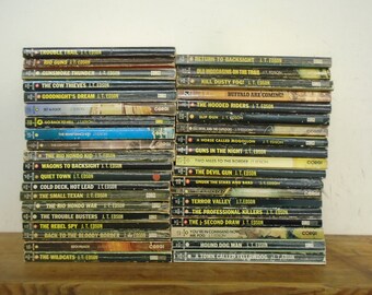 Set of 39 JT Edson Western paperback books