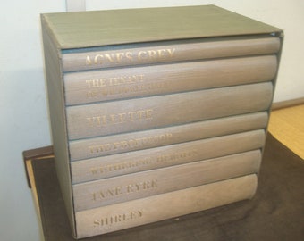 Set of 7 Bronte Sisters Novels. Folio Books. With  slipcase