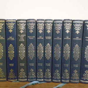 Set of 10 Henry James Vinyl covered books by Heron Books.