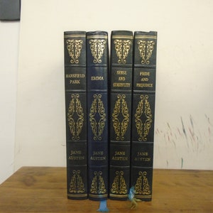 Set of 4 Jane Austen Heron Books Pride and Prejudice/Mansfied Park /Emma/Sense & Sensibility