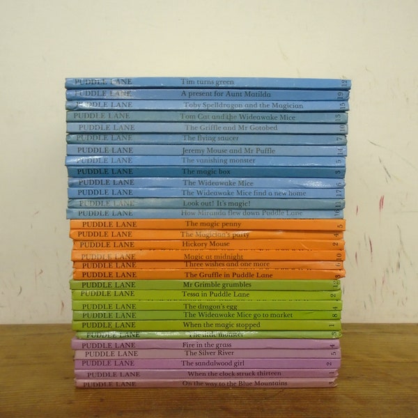 Set of 51 Puddle Lane Ladybird books.  VG condition.