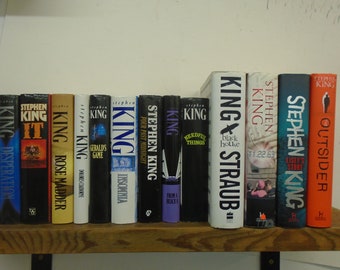 Set of 13 Stephen King Hardcover books with DJs