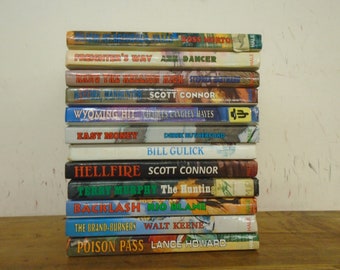 Set of 12 Black Horse Westerns, Hardback Books