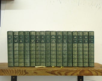 Set of 16 Books That Have Changed Mans Thinking. Vinyl covered books by Heron Books.