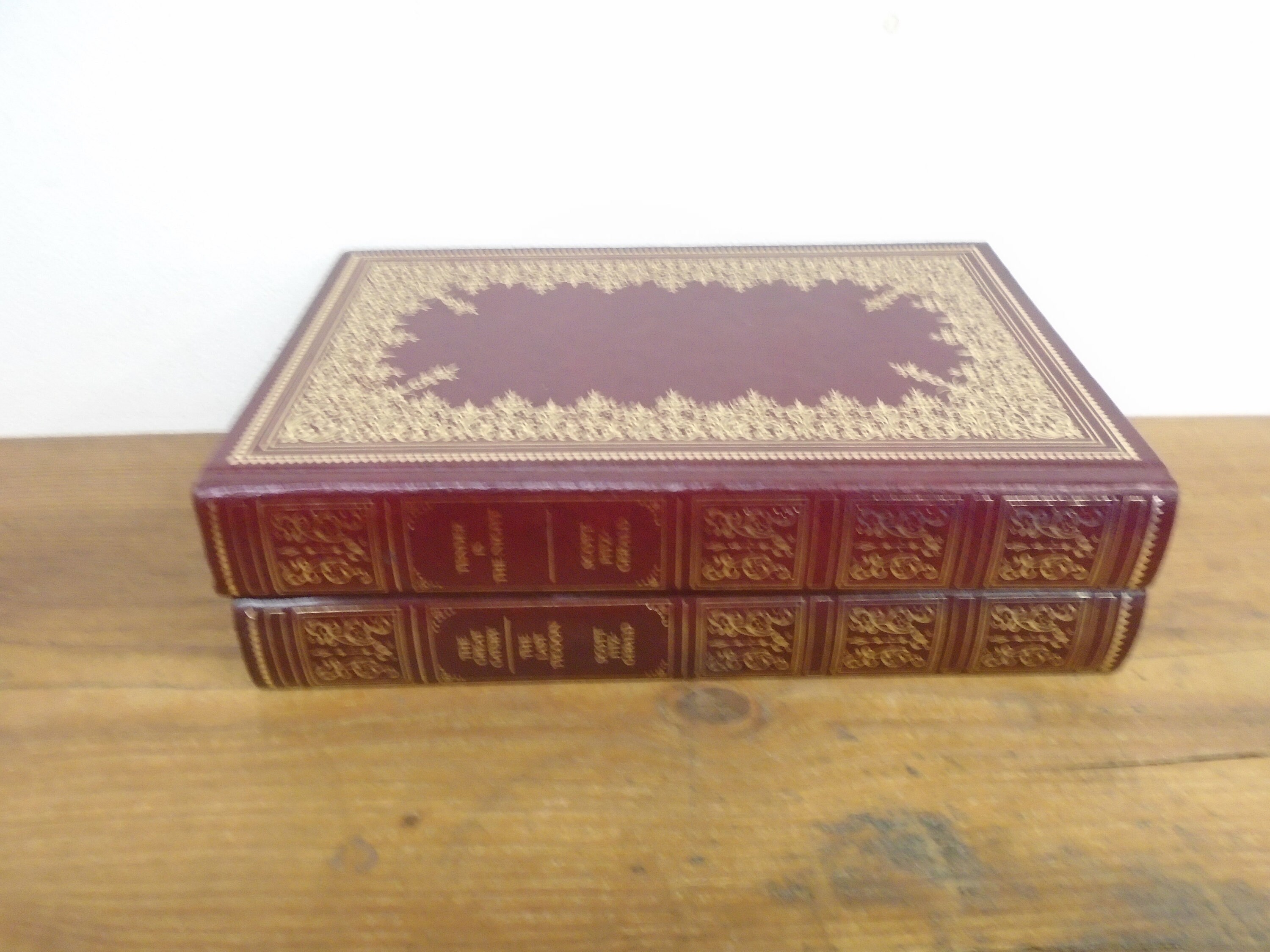 The Great Gatsby/The Last Tycoon & Tender is the Night (2 F Scott Fitzgerald books, 3 stories) Vinyl bound books by Guild Books