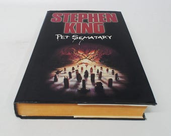 Pet Sematary Stephen King, Book Club Edition 1983 Reprint