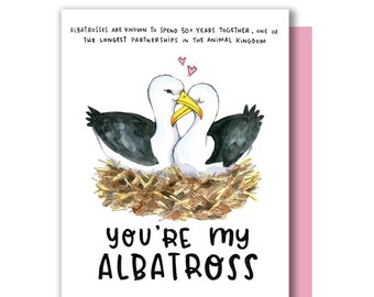 You're My Albatross Soulmate Valentine Love Card