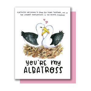 You're My Albatross Soulmate Valentine Love Card