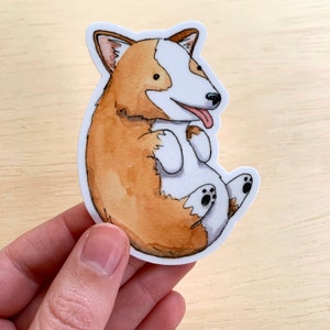 Corgi Cute Sticker Vinyl Die Cut Stickers Decal