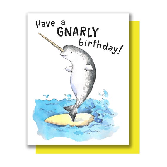 Avoir Une Carte De Joyeux Anniversaire Anniversaire Noueux Etsy