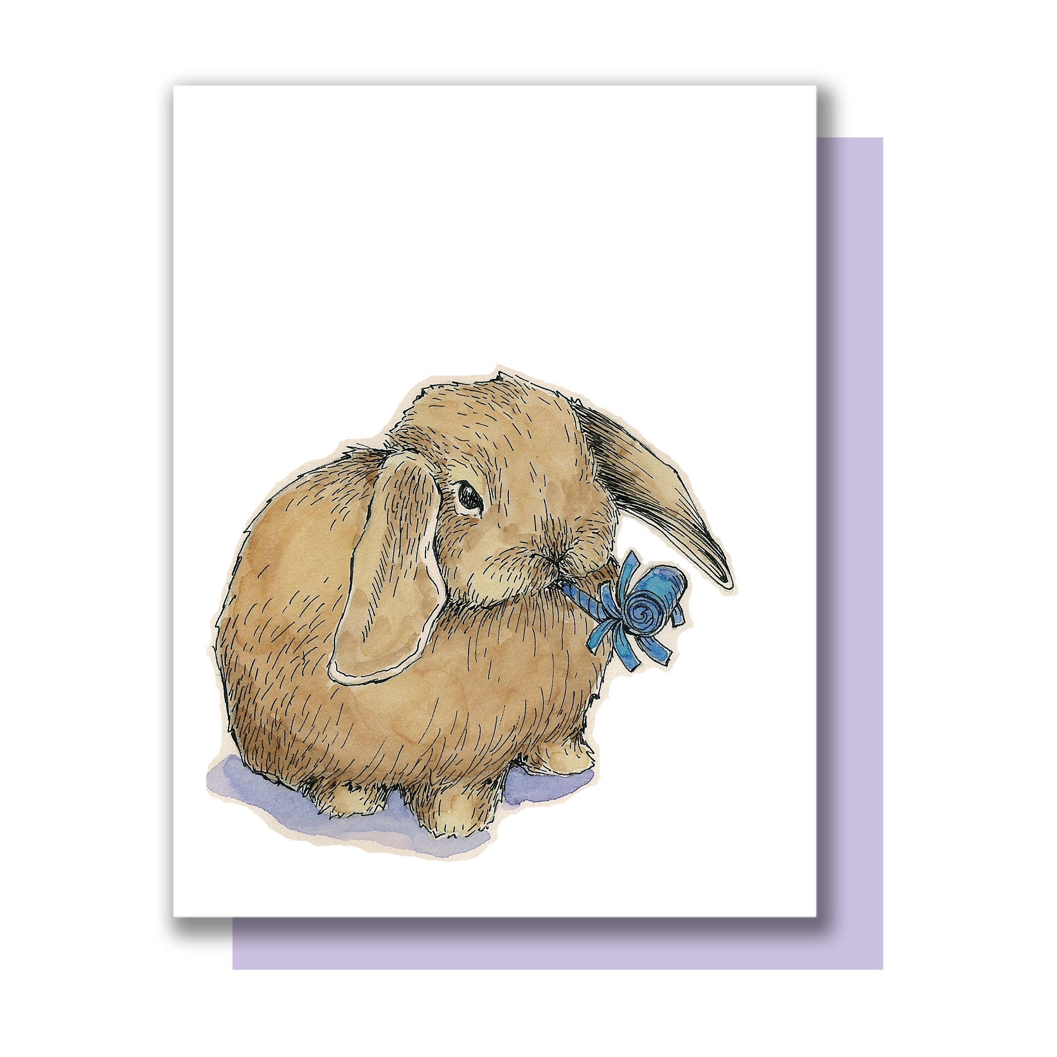 Carte D'Anniversaire Hanson White Nana - Lapins & Trophée - 7.25" X 4.75" - Code 344196