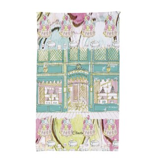Winkler Strofinaccio Da Cucina Façade Patisserie - 100% Cotone, 48x72 Cm, Colore Ecru