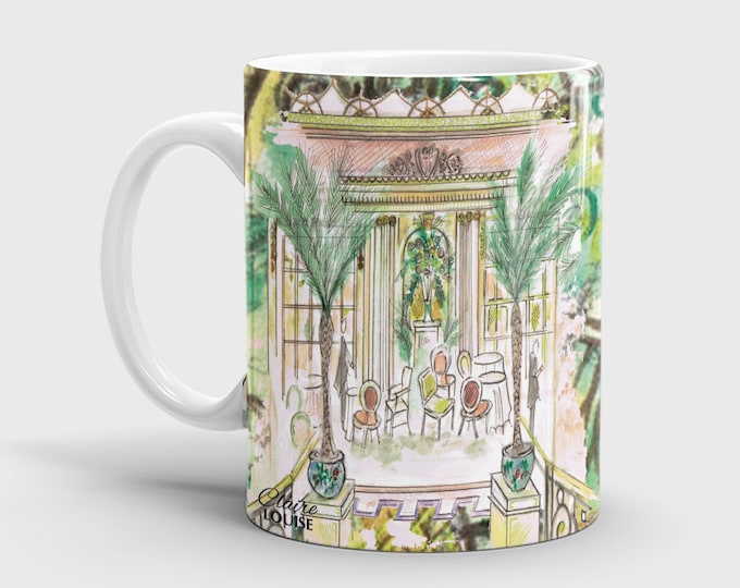 Afternoon Tea At The Ritz Ceramic Mug, London Hotel, Palm Court