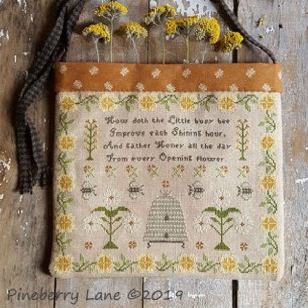 Ode to the Busy Bee - Pineberry Lane - Cross Stitch Chart