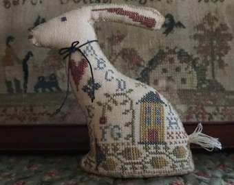 Samplar Hare- La-D-Da - Cross Stitch Chart