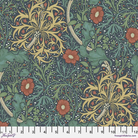 Thameside PWWM077 Marine - William Morris - 1/2 yard