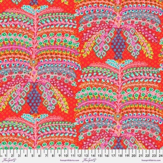 Kaffe Fassett PWGP100 Red - 1/2 yard