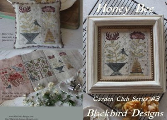 Honey Bee GC #3 - Blackbird Designs - Cross Stitch Chart