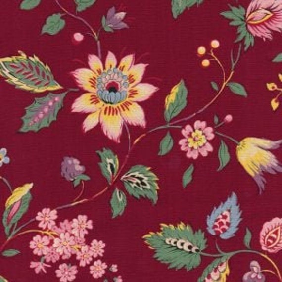 Dutch Heritage - Ashridge 2031 Red - 1/2 yard - 1/2 yard