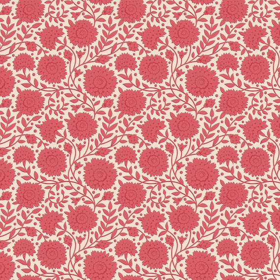 TILDA Aella - Dusty Red 110033 - Fat Quarter