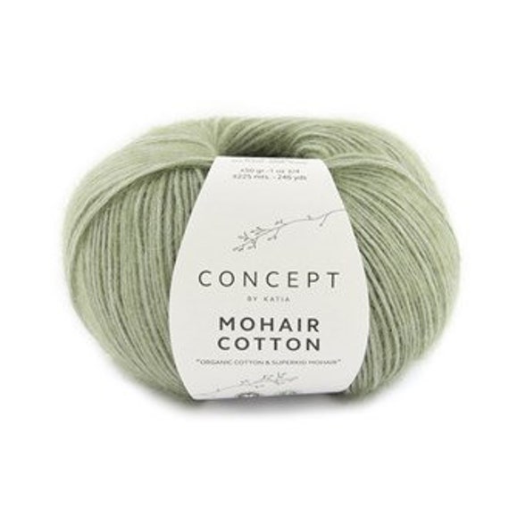 Katia Mohair Cotton col.72 - 4ply/Fingering - 70/30% Cotton/Mohair