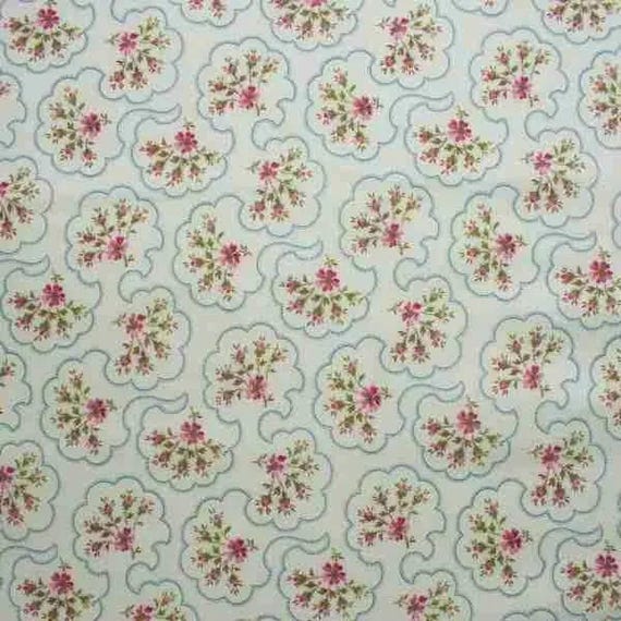 Dutch Heritage Rosamunde 1033 - Blue - 1/2 yard