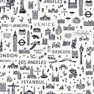 Bon Voyage RP803-NA2 - Rifle Paper Co - 1/2 yard