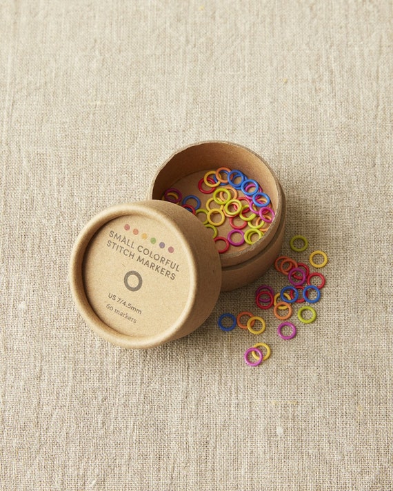 Coloured Ring Stitch Markers - Select Size - Cocoknits