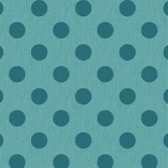 TILDA Chambray Dots - Aqua 160058 - Fat Quarter