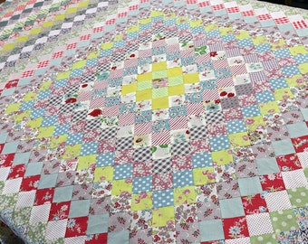 Postcard Project #1 - Trip Around the World by Lucy Carson Kingwell - Pattern and Template