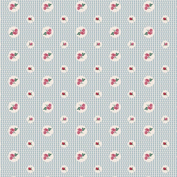 Forget-Me-Not Rose by Emma Newman - DV6823 - 1/2 yard