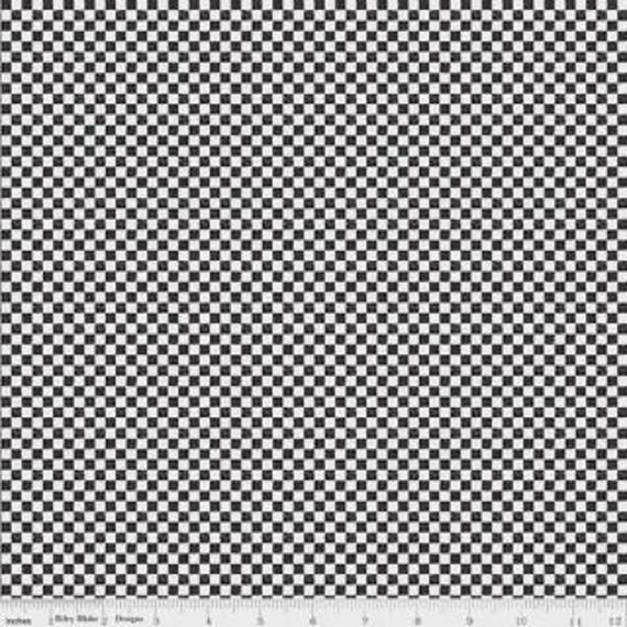 Check Please - Black C820 - 1/2 yard