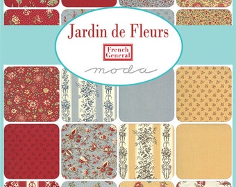 Jardin De Fleurs 1389115 - French General - 1/2 Yard - Etsy