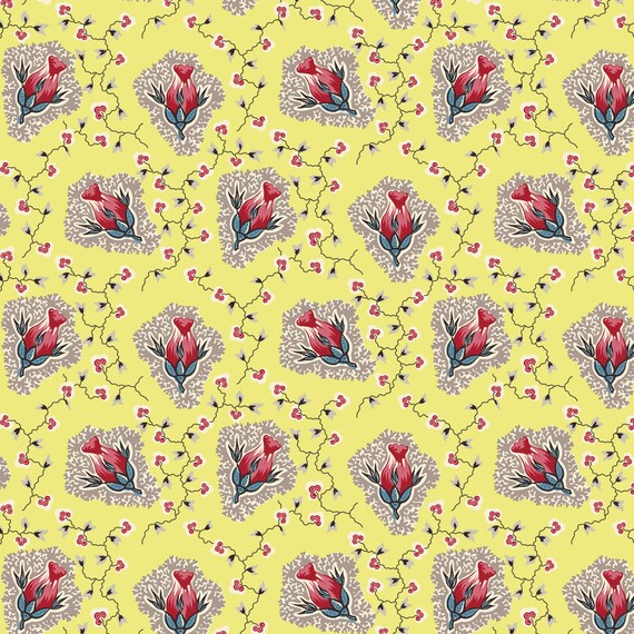 Peasholme Green by Judy Newman and Margaret Mew - Cordelia DV7113 - 1/2 yard