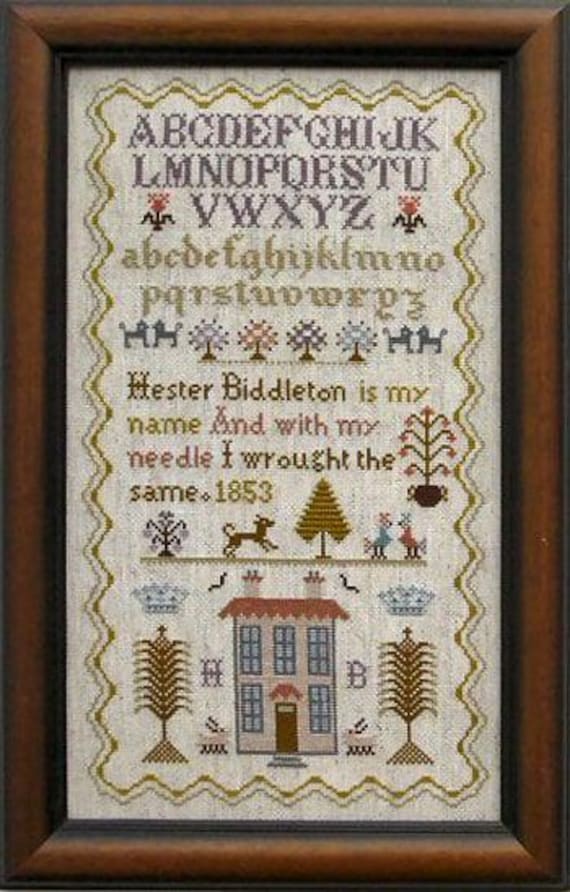 The Hester Biddleton Sampler - The Sampler Company