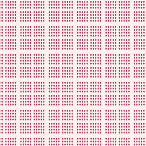 TILDA Plaid Red 130069 - 1/4 yard