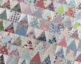 Postcard Project #4 - Not Quite 60 Degree Triangle by Lucy Carson Kingwell - Pattern and Template