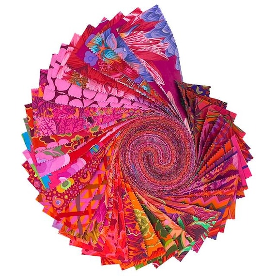 Kaffe Fassett Classics - Ruby - 40 x 2 1/2inch strips