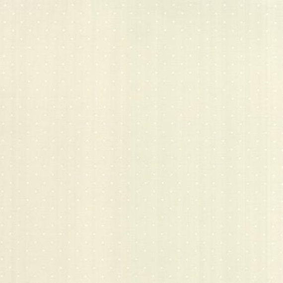 Modern BG Paper Pindot White Eggshell - 1/2 yard