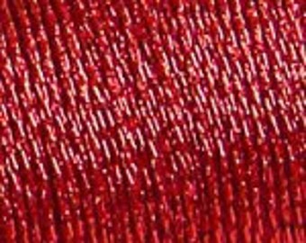 DMC Diamant Metallic Embroidery Thread - 321 Red Ruby